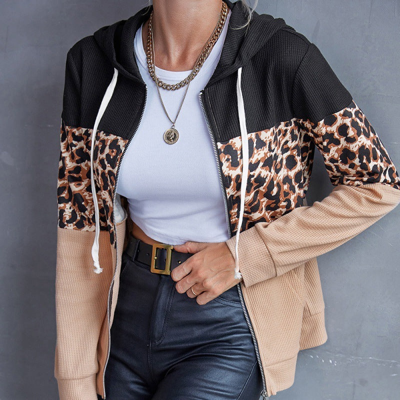Bold and Classy Leopard Zipper Jacket