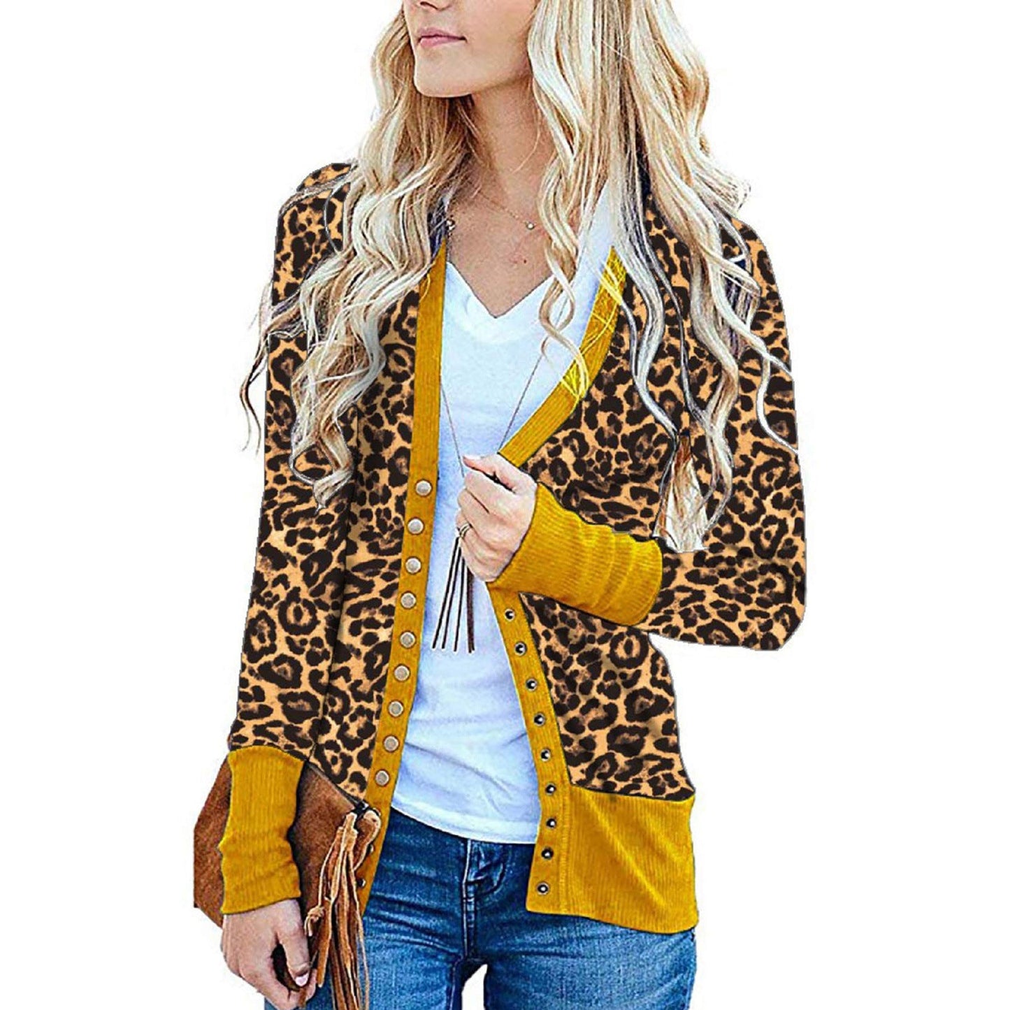 Bohemian Flair Leopard Print Cardigan