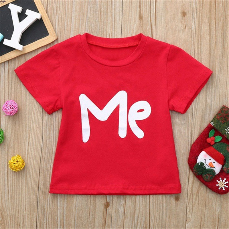 LOVE ME Parent-Child T-Shirts