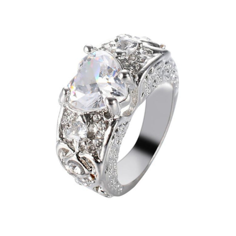 Princess Heart Shaped Ring