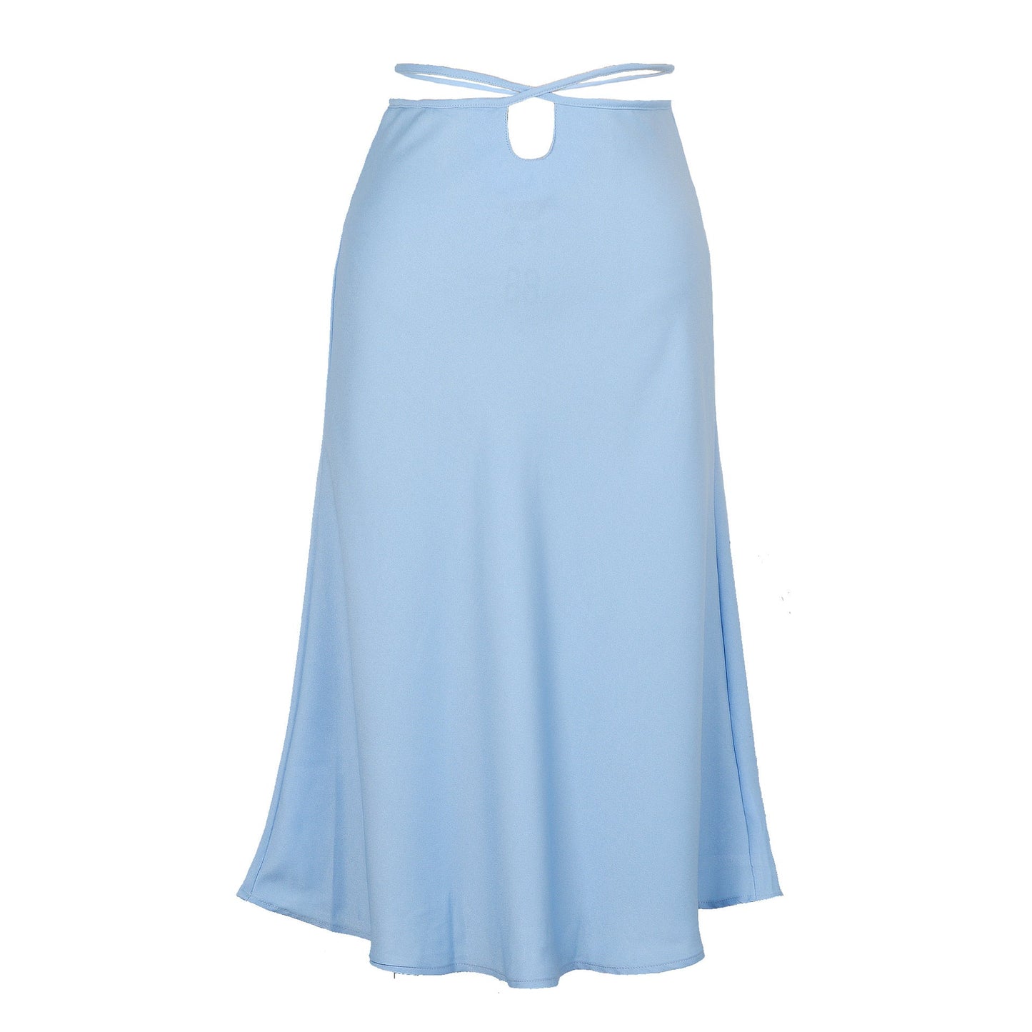 Forever Classy Keyhole Midi Skirt