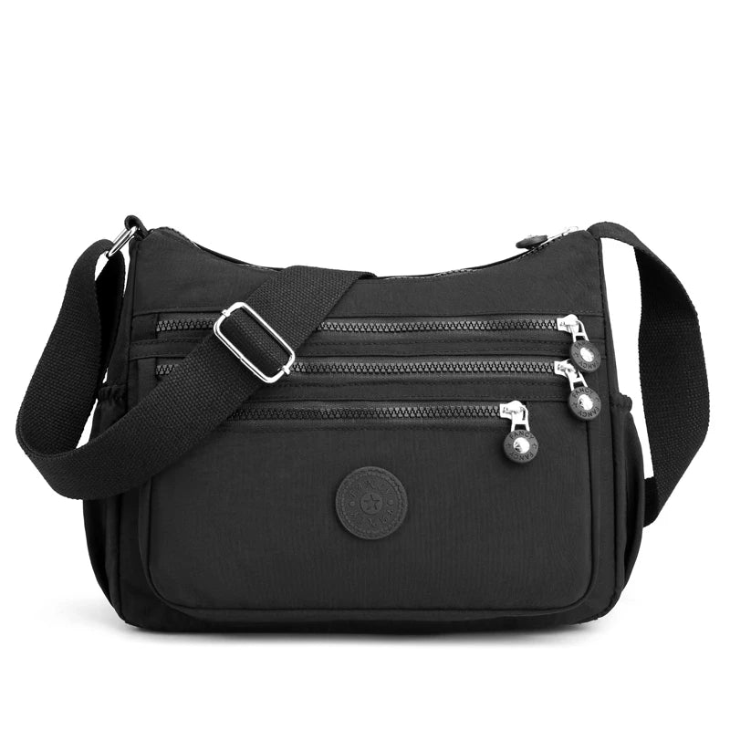 Large Capacity Crossbody Bag with Many Pockets