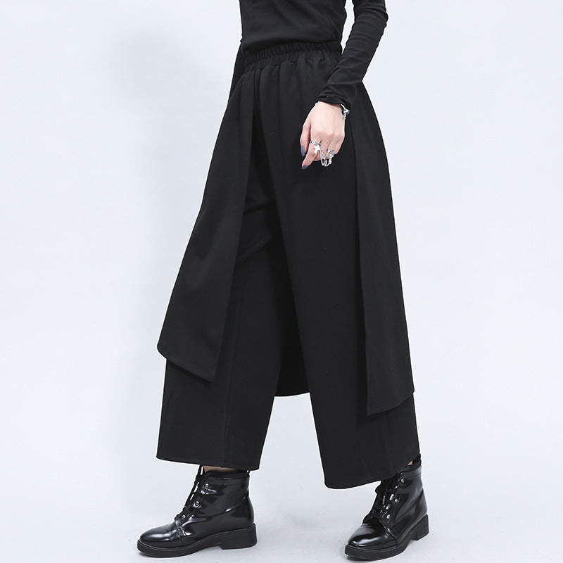 Korean Fashion Straight Nine-point Pants