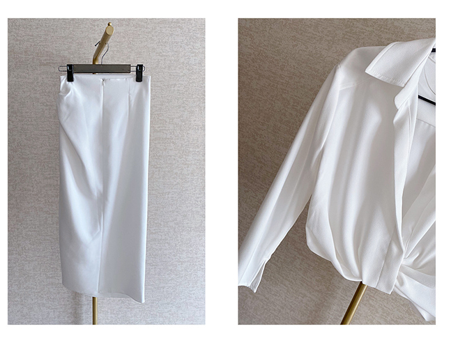 Luxe Niche Top & Skirt High End Two Piece Set