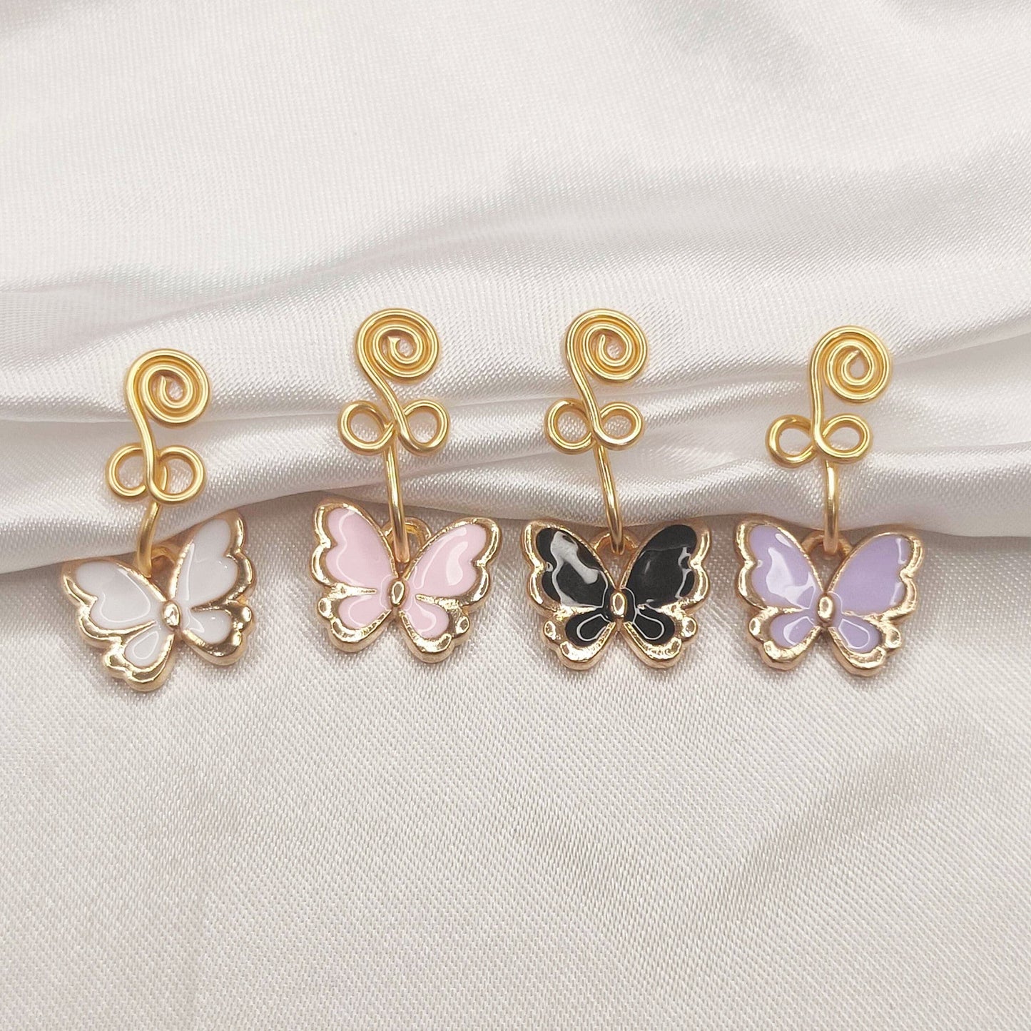 Butterfly Gold-Plated Nose Ring.