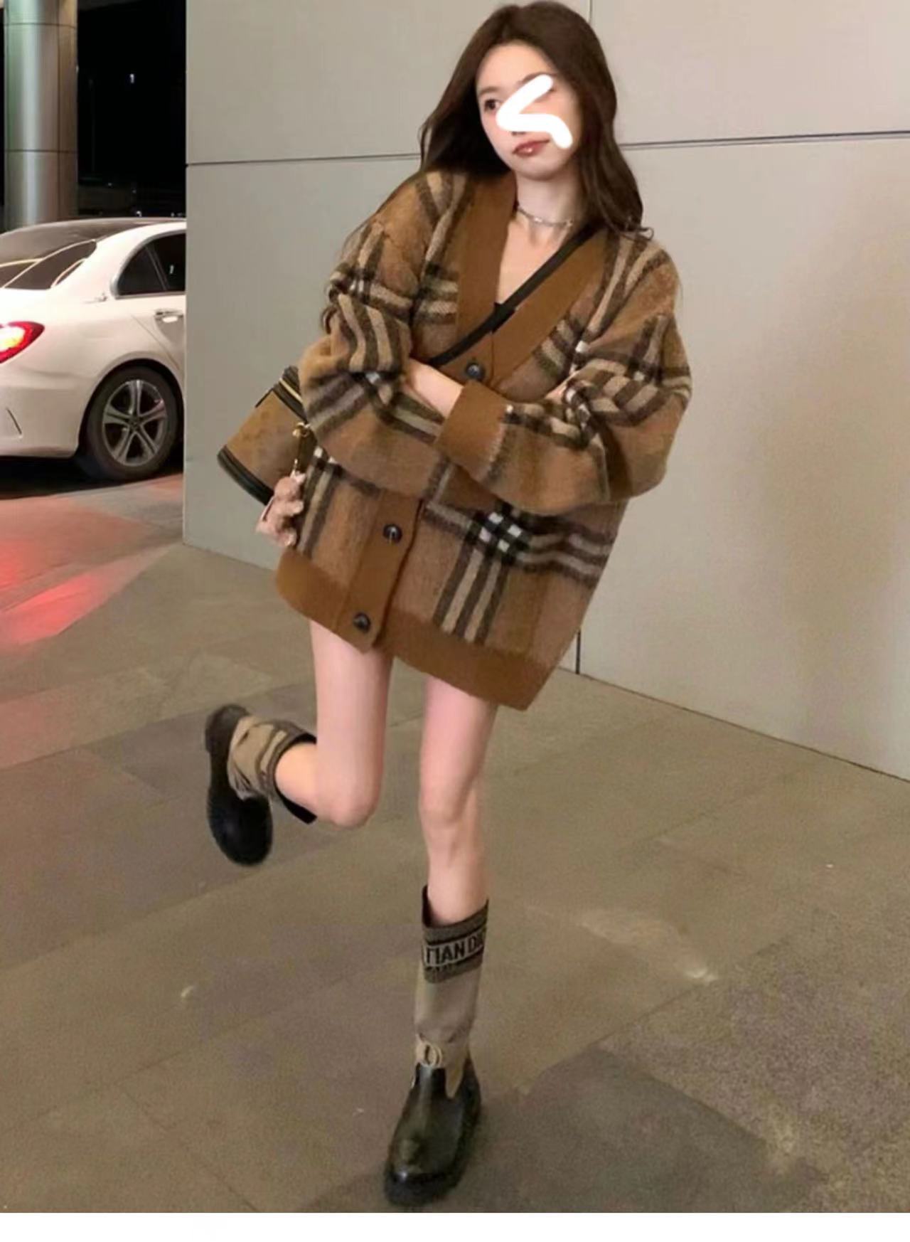 Checkmate Over-Sized Cardigan Jacket