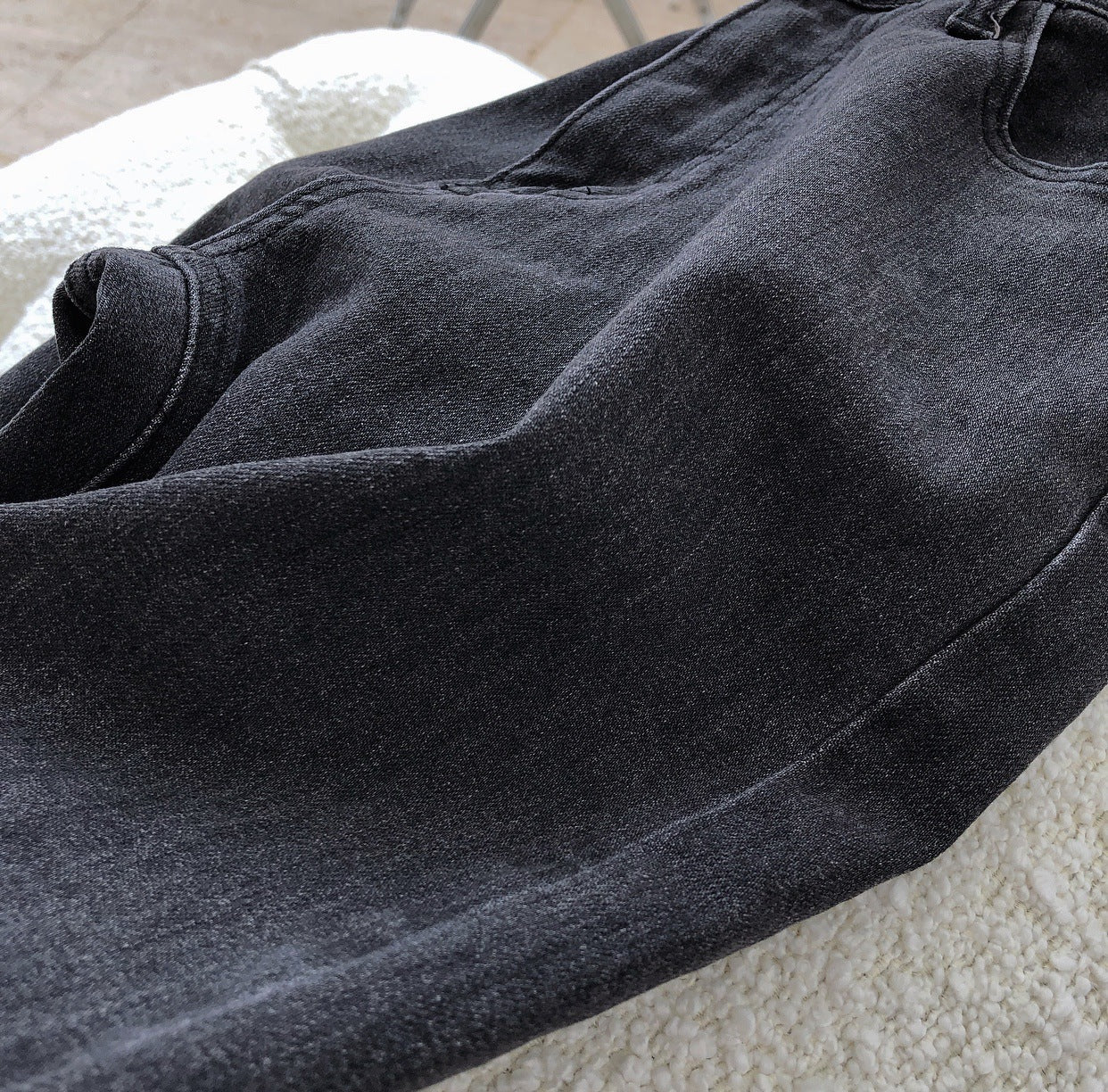 Fashion Straight Ankle-length High Waist Pants