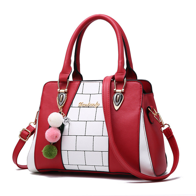 Brick Motif Shoulder & Hand Bag For Women