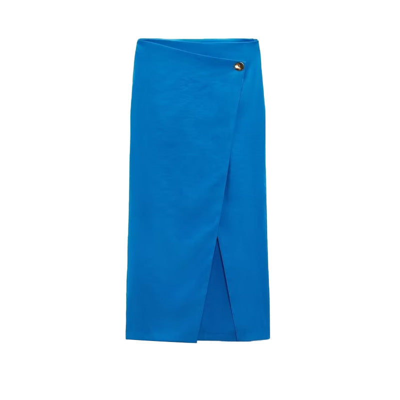 Luxe Textures Silk Satin High Waist Skirt & Top Set