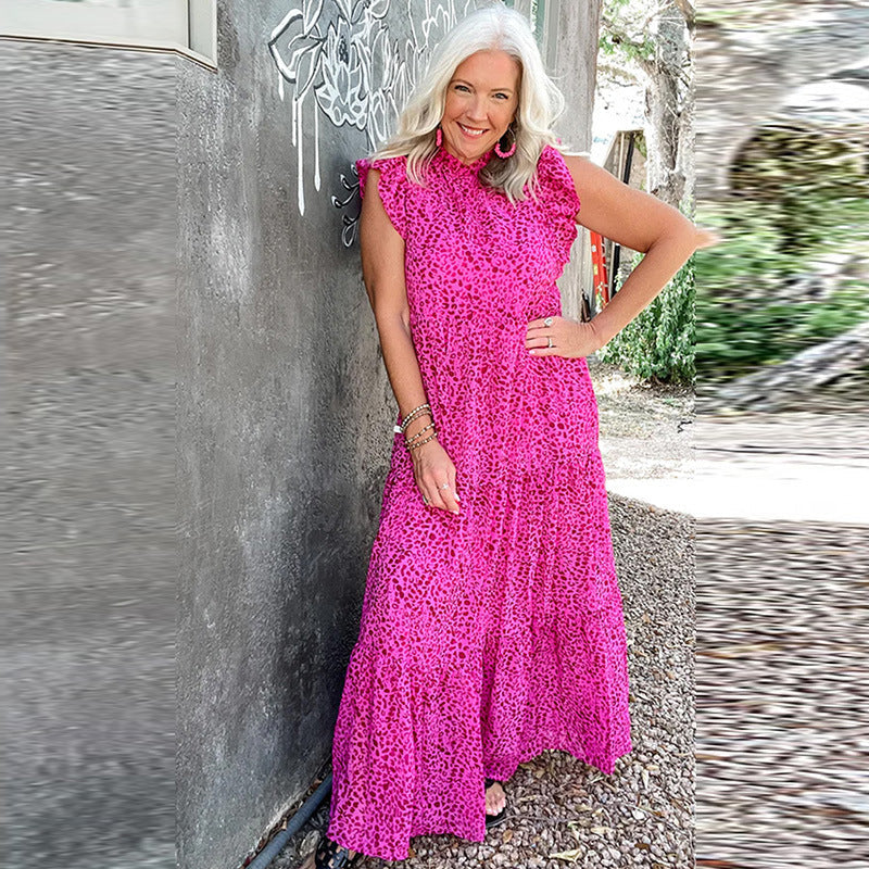 Everyday Glamour Round Neck Fashion Dress