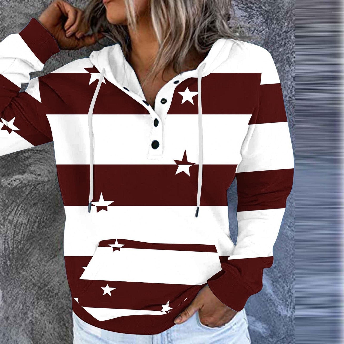 Autumn Button Long Sleeve Sweaters