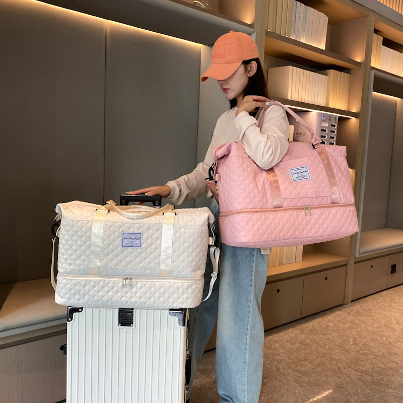 Large Capacity Tote, Travel Duffle, Fitness Gym, Shoulder Bag