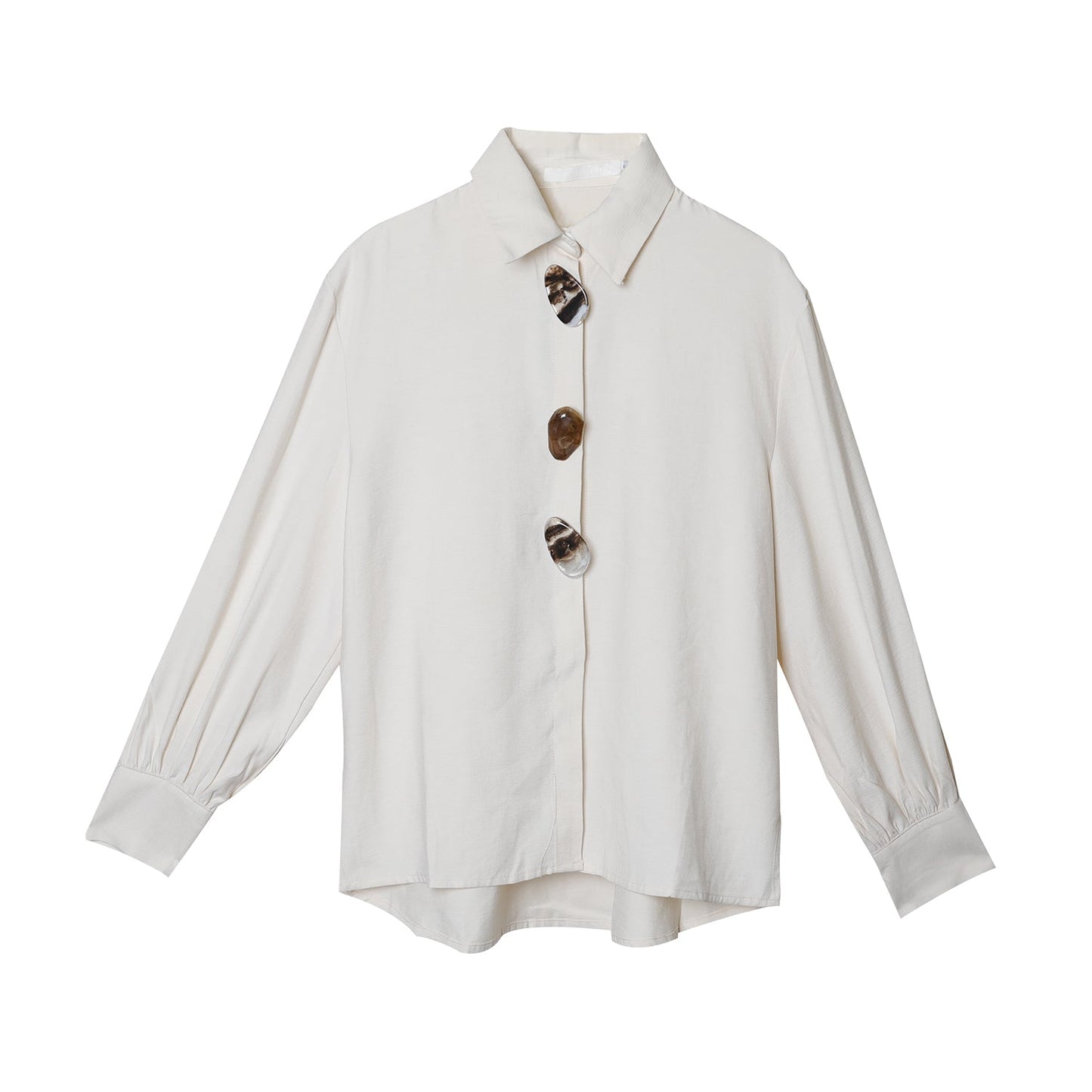 Classy Polo Collar Glass Button Shirt