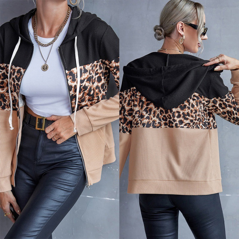 Bold and Classy Leopard Zipper Jacket