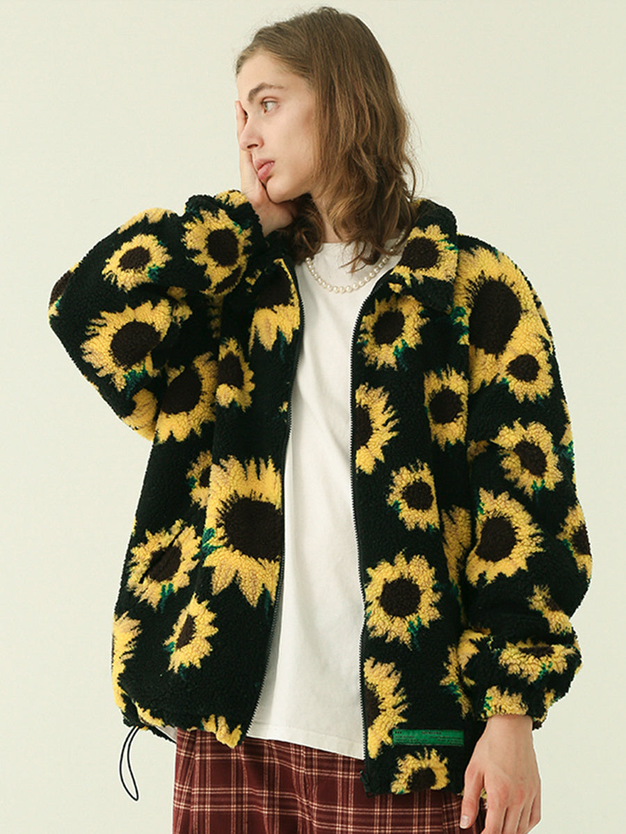 Sweet-and-Sunny Lamb Cashmere Coat