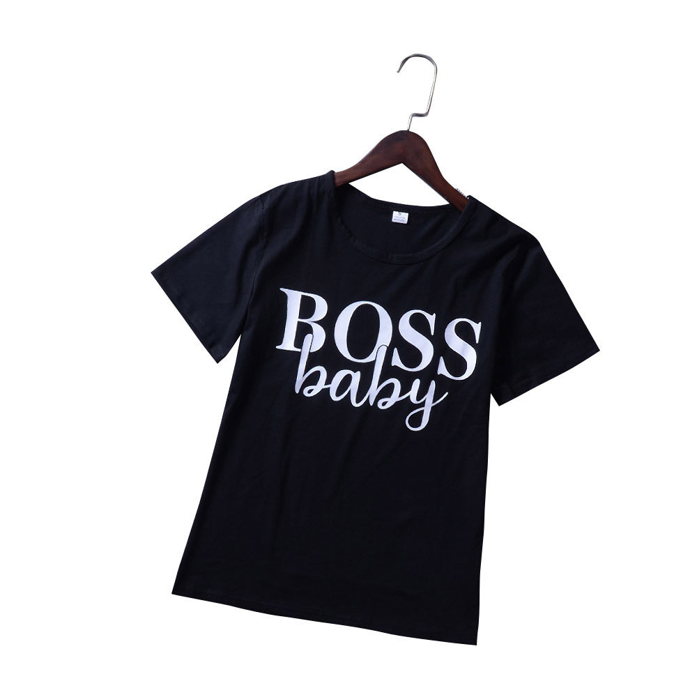 Be the ultimate "Boss Lady" with our Letter Printed T-Shirt