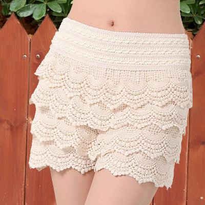 Forever My Love Lace Crochet Culottes