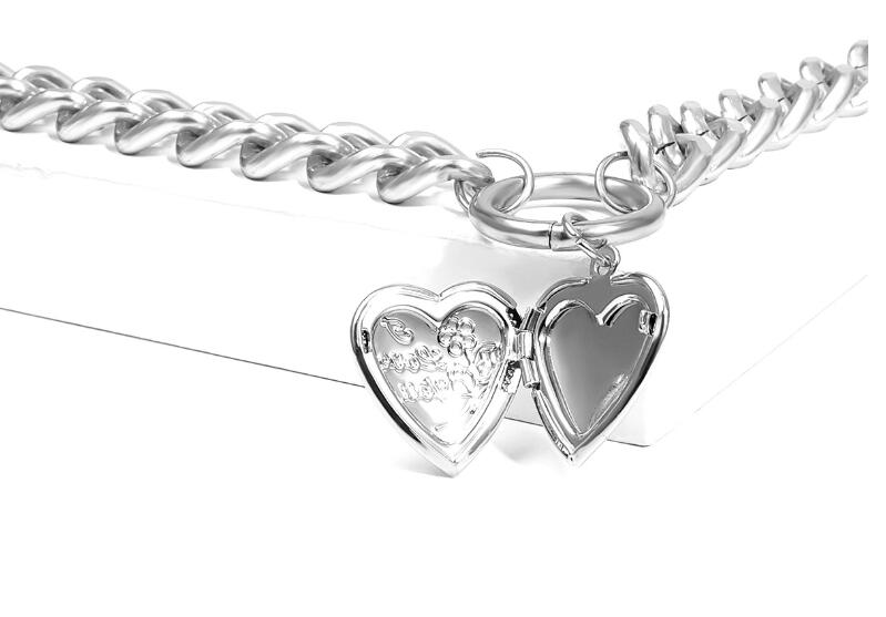 Keepsake Heart Choker Locket and Layered Necklace