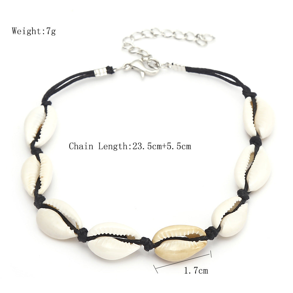 Bohemian Style Sea Shell Anklet.