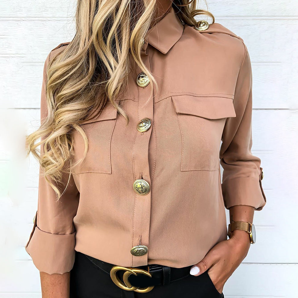 Everyday Staple Buttoned Long Sleeve Shirt