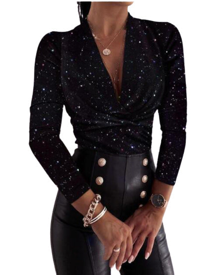 Street Style Dot Print Pullover Shirt