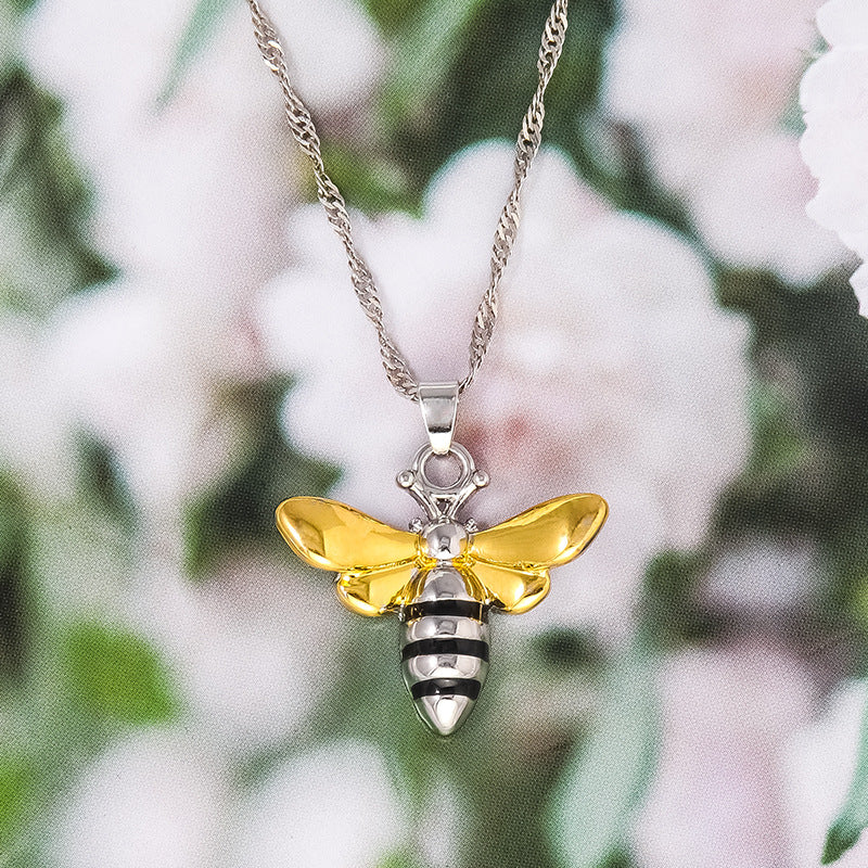 Honey Bee Necklace.