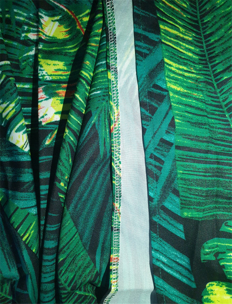 Marcy Long Skirt Sleeveless Tropical Print