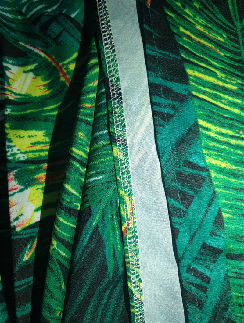 Marcy Long Skirt Sleeveless Tropical Print