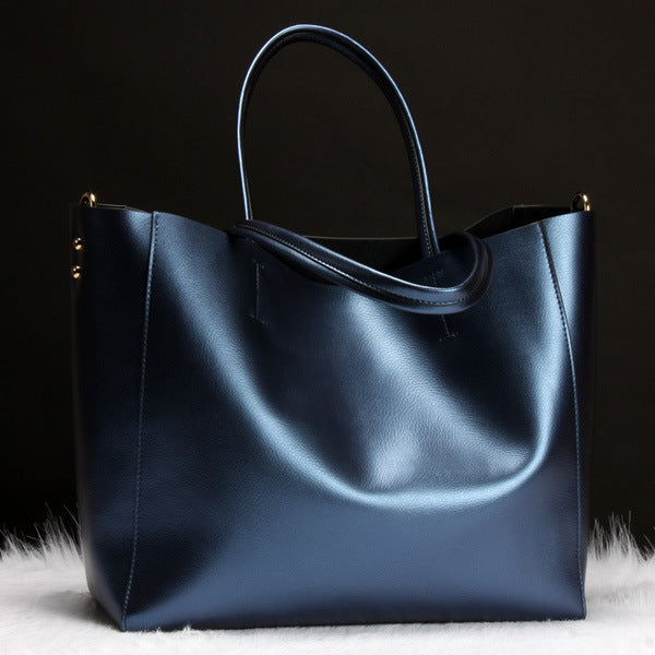 Classy Large Genuine Leather Handbag.