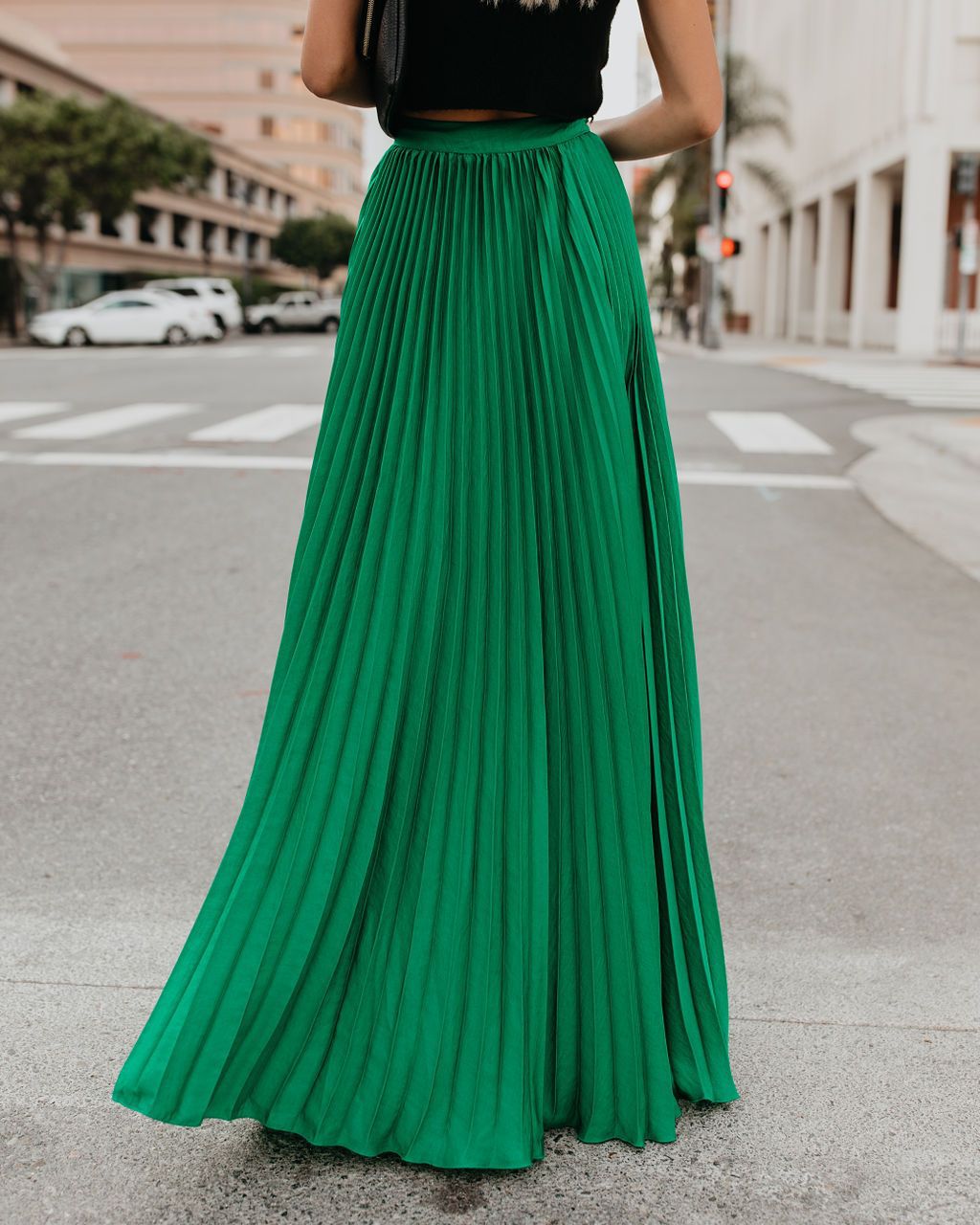Once Upon A Time Pleated Long Skirt