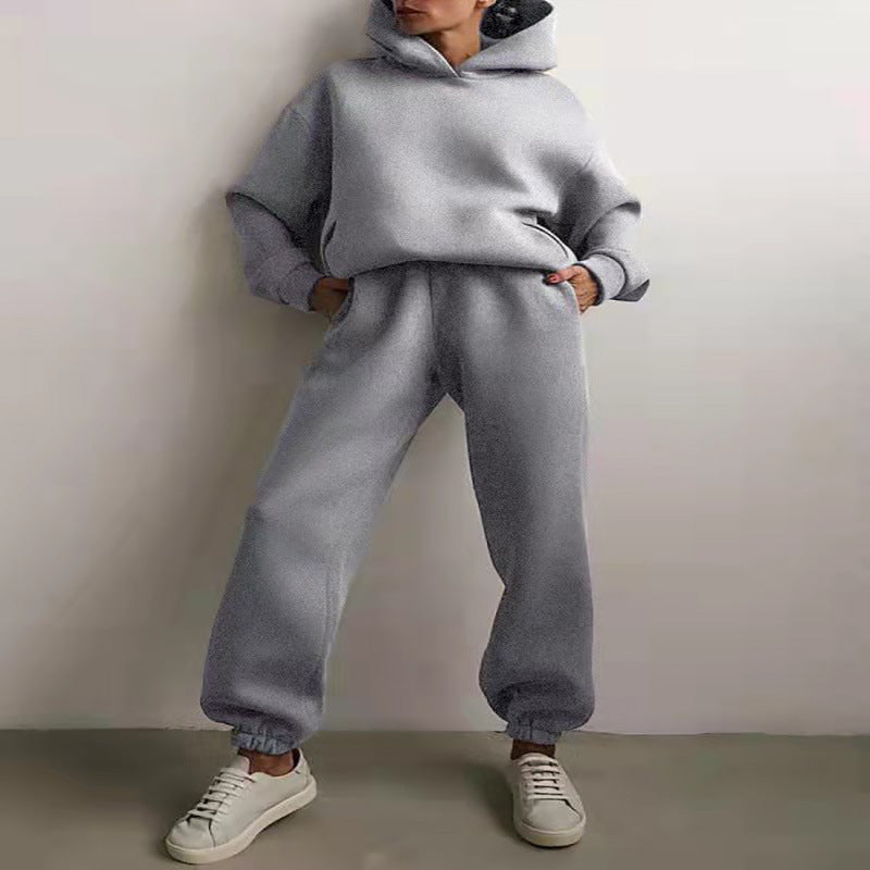 EasyGo Hoodie Drawstring Trouser Two-Piece