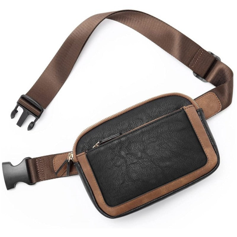 Fashion Leather Fanny Pack with Pockets
