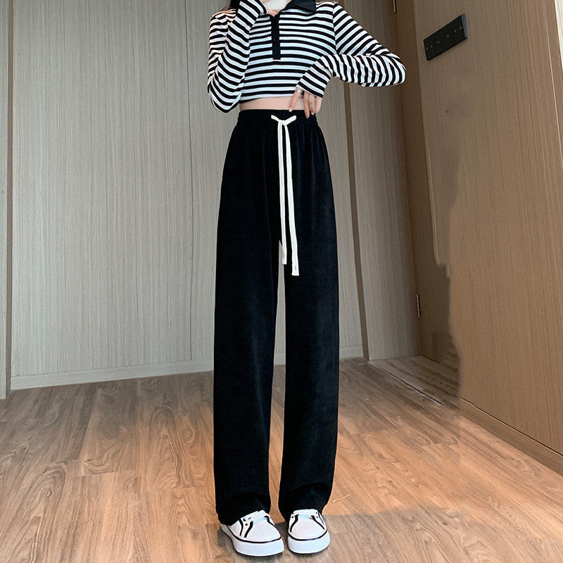Stylish Makaron Knitted Wide Leg Pants