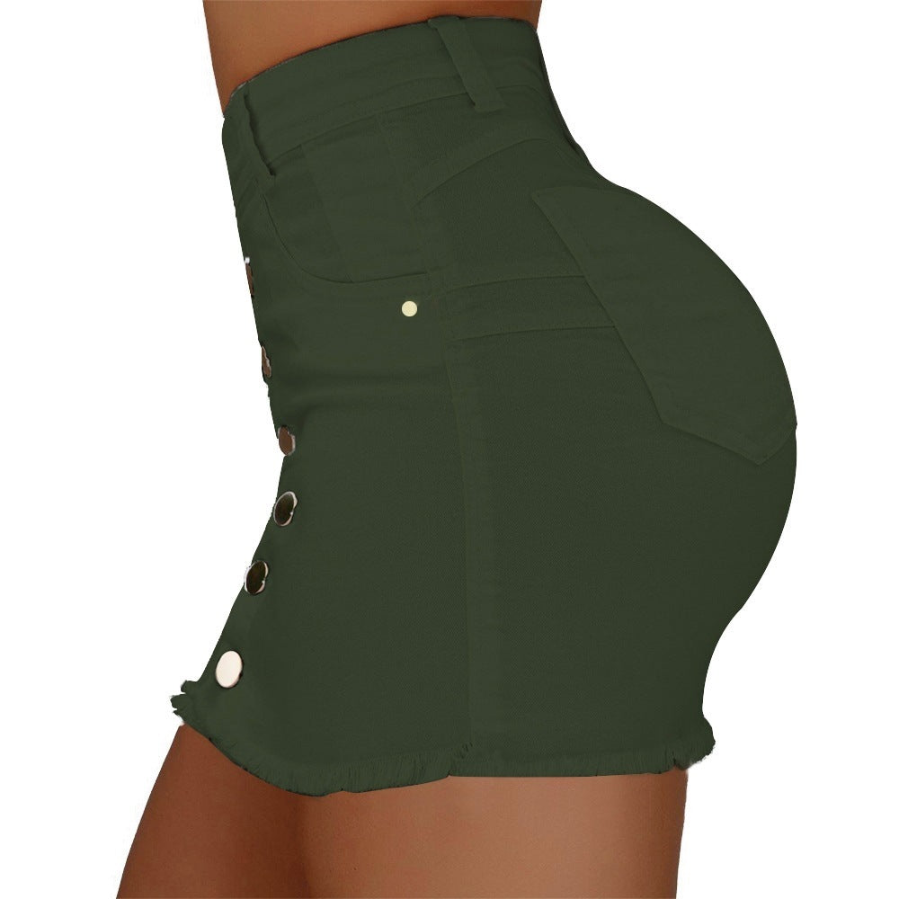 Sassy Gal Pocket Denim Skirt