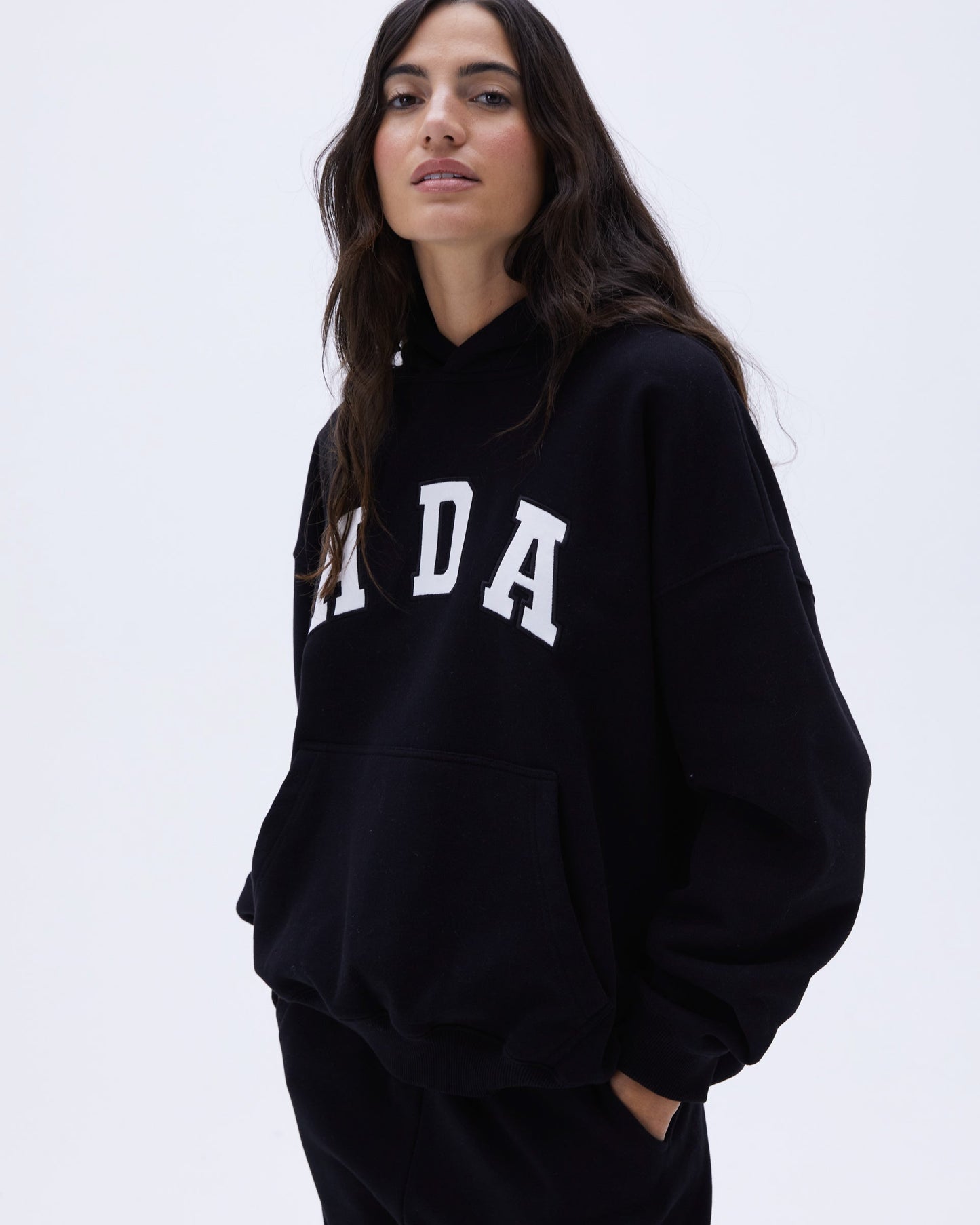 ADA Oversized Hoodie - Black