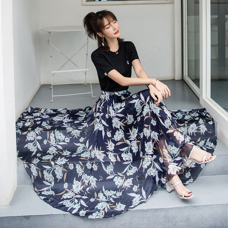 Love Me More Printed Skirt