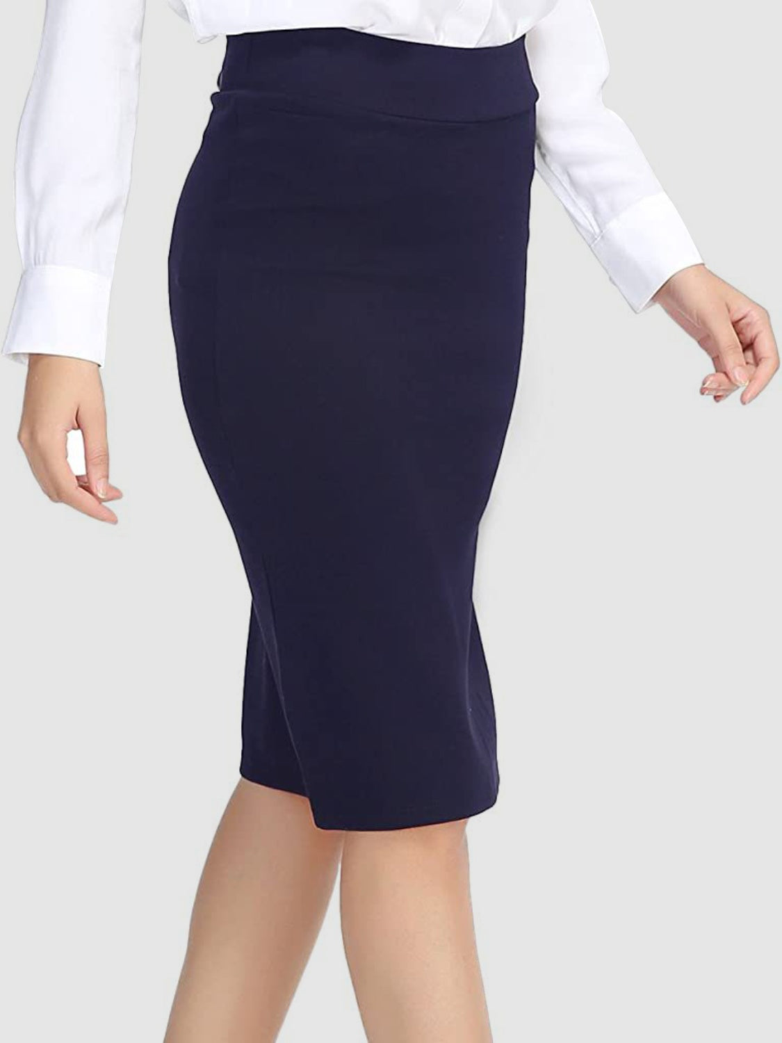 Classic Style  High Waist Wrap Skirt