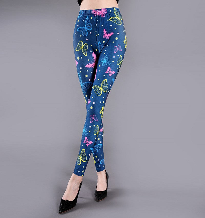 Leopard Luxe Milk Silk Printed Workout Leggings