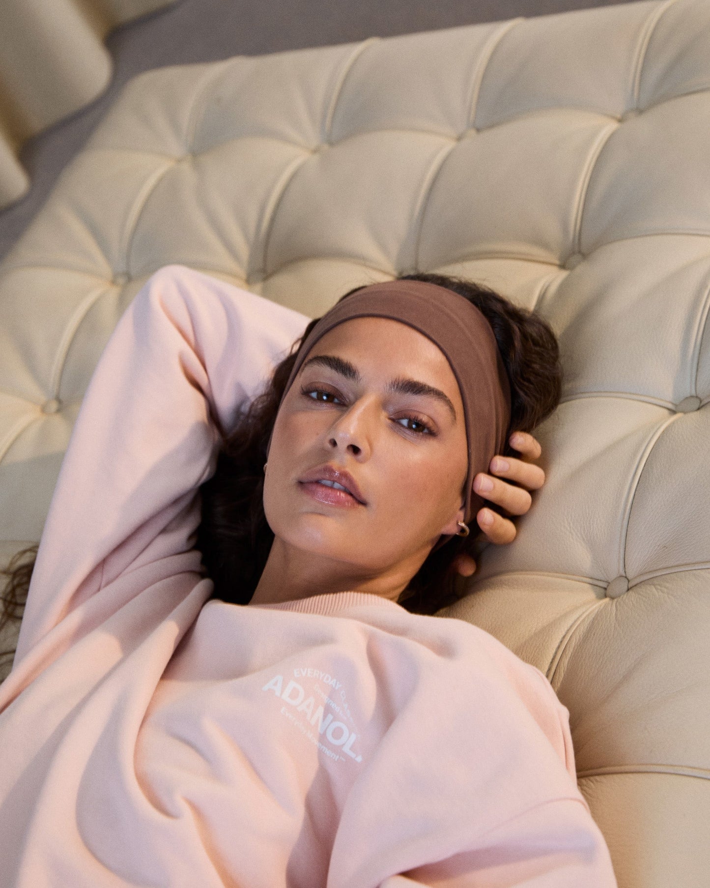 Classics Oversized Sweatshirt - Blush Pink/Marshmallow White