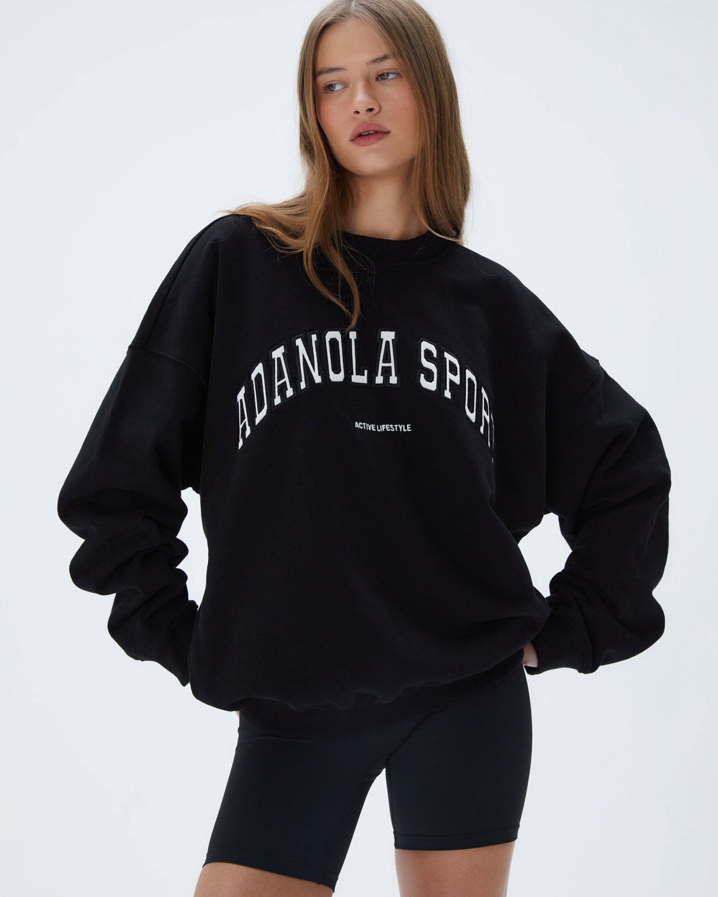 AS Oversized Sweatshirt - Black