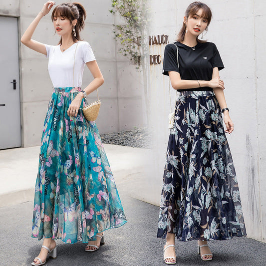 Love Me More Printed Skirt