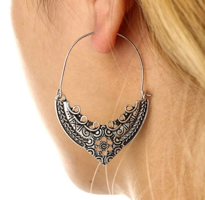 Bohemian Style Vintage Ancient Earrings.