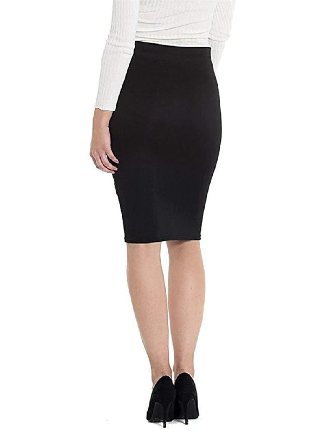 Classic Style  High Waist Wrap Skirt