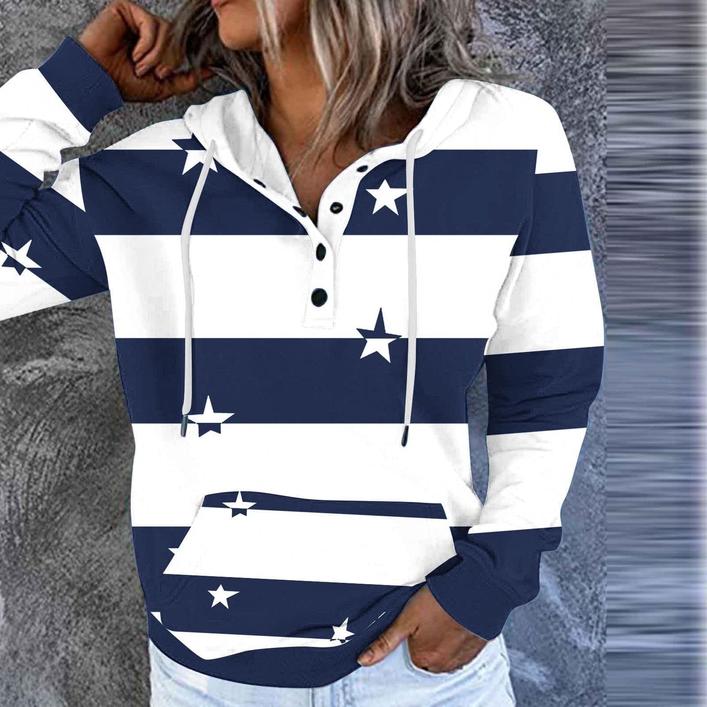 Autumn Button Long Sleeve Sweaters