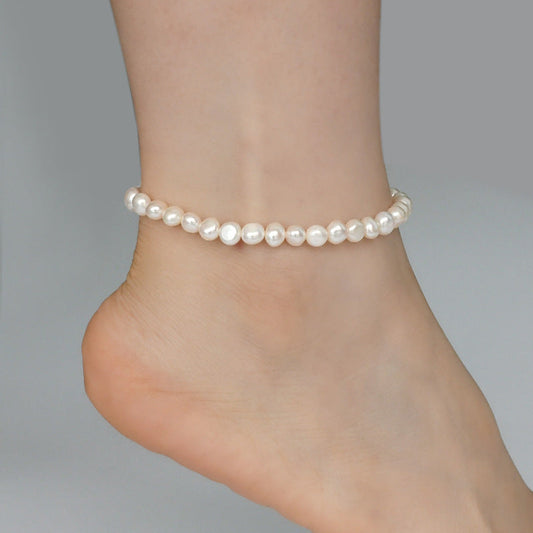 Genuine Freshwater Pearl Anklet.