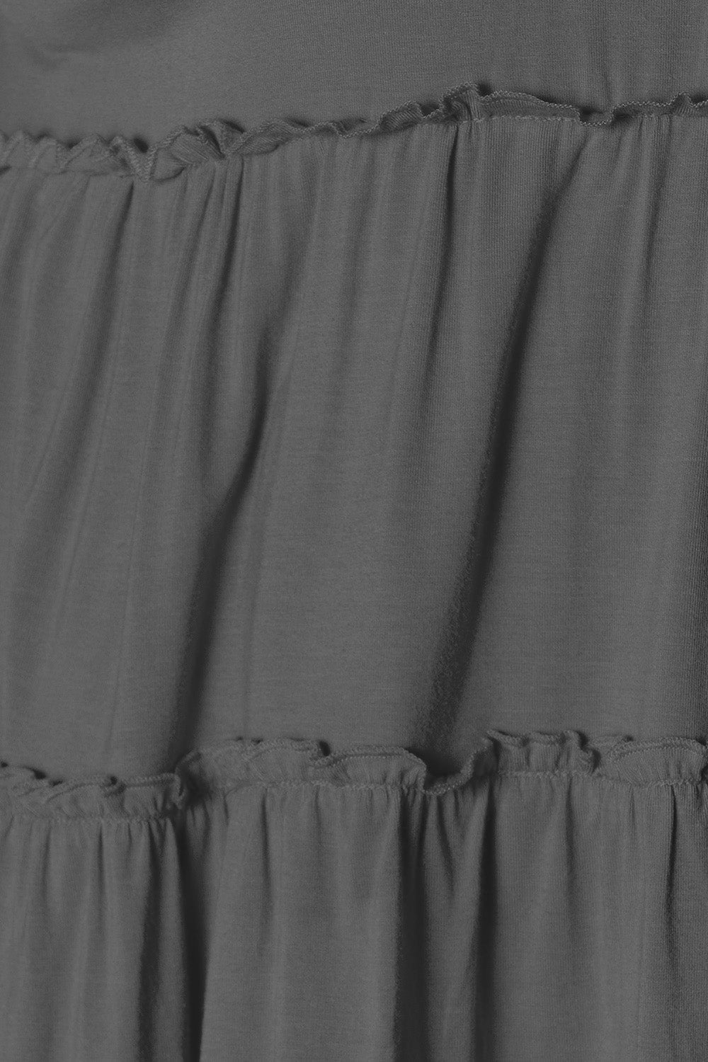 Comfy Ruffle Hem  Double Take Half Button Blouse & Long Sleeve