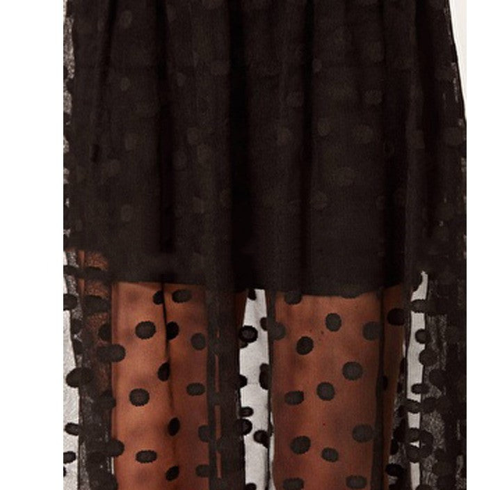 Born To Rule Polka Dot Mesh Skirt
