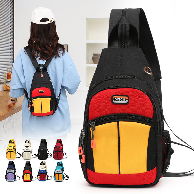 Oxford Sport Backpack Shoulder Bags with USB Design