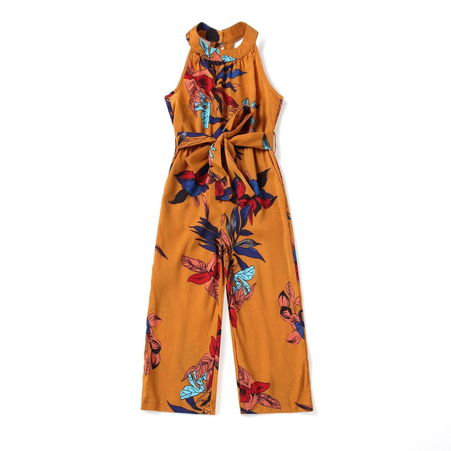 Mother Daughter Matching Printed Jumpsuit