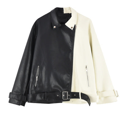 Ultimate Sophistication Loose Leather Jacket